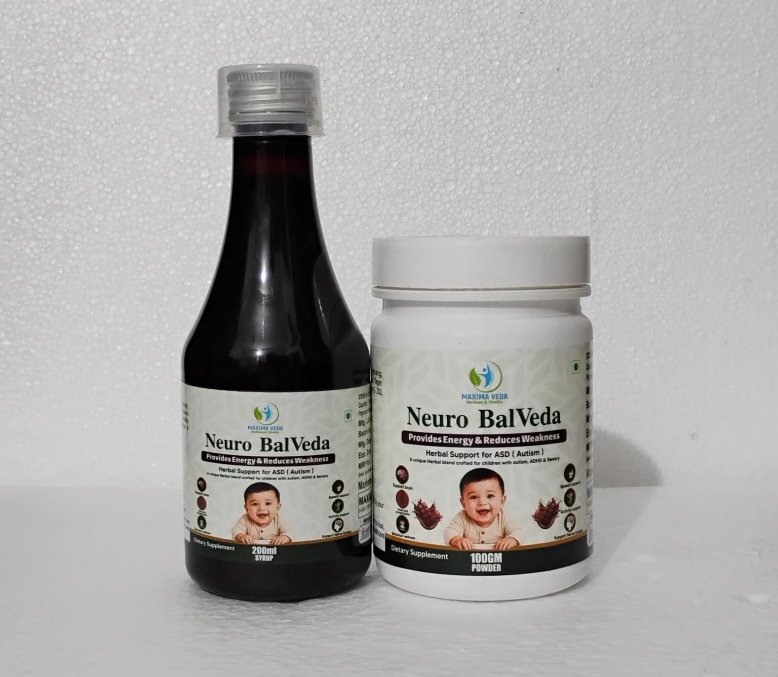 Neuro BalVeda syrup 200ml and powder 100gm